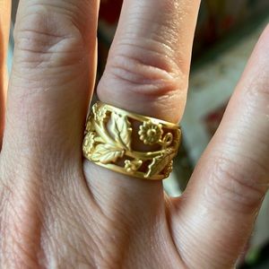Spartina gold ring